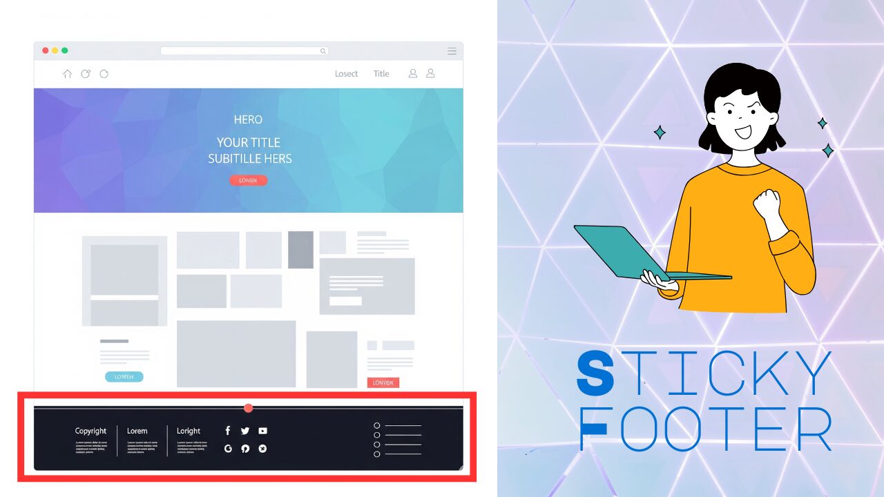 css-sticky-footer