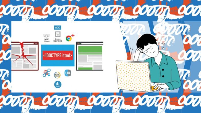 DOCTYPE html エラーの完全解決!なぜ必要?正しい書き方と頻出パターンを解説
