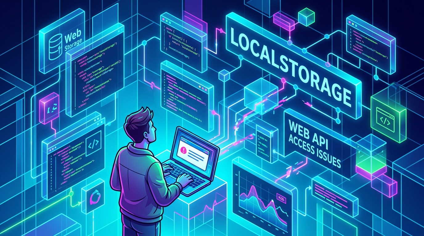 localStorageにアクセスできない主な原因