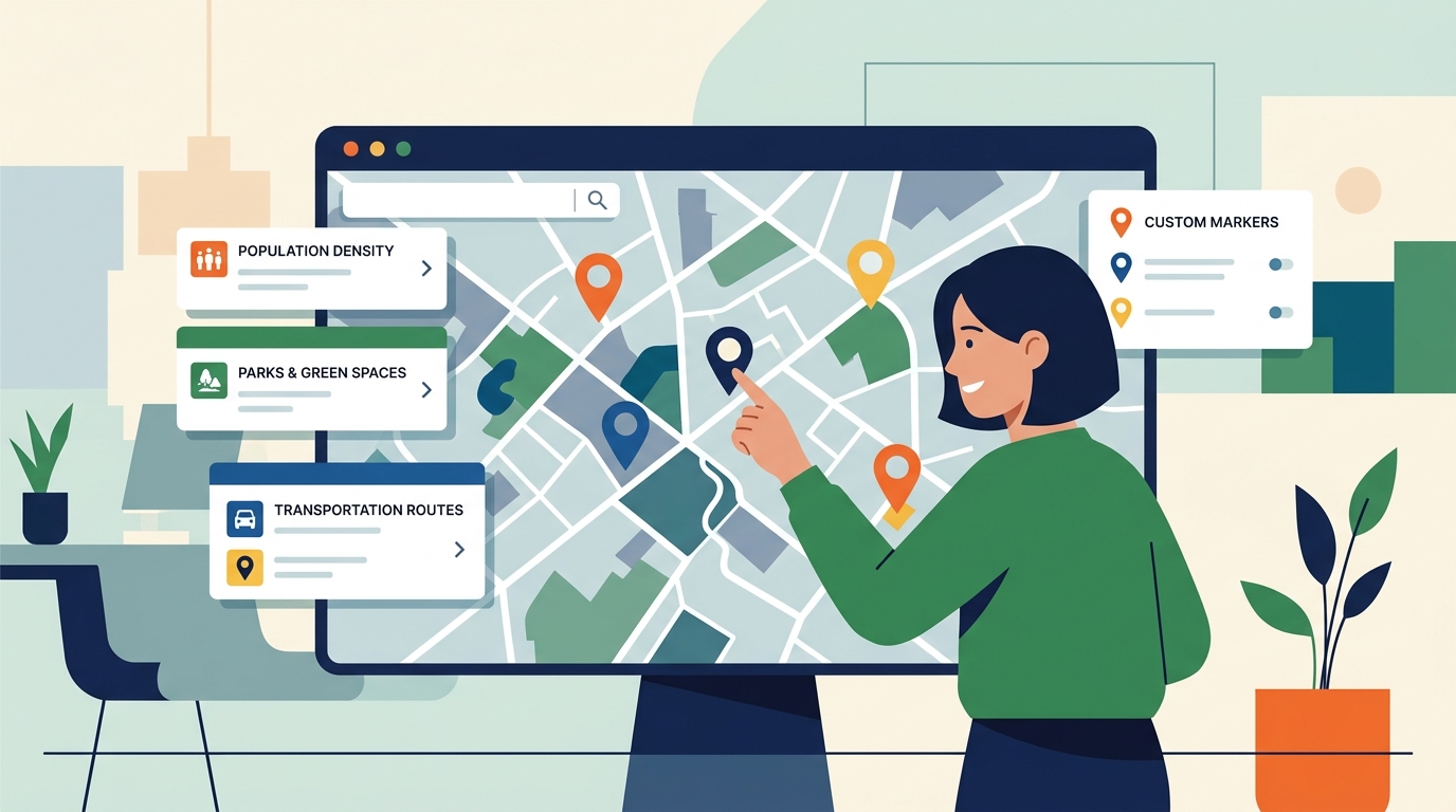 実用的なWeb地図アプリの構築例