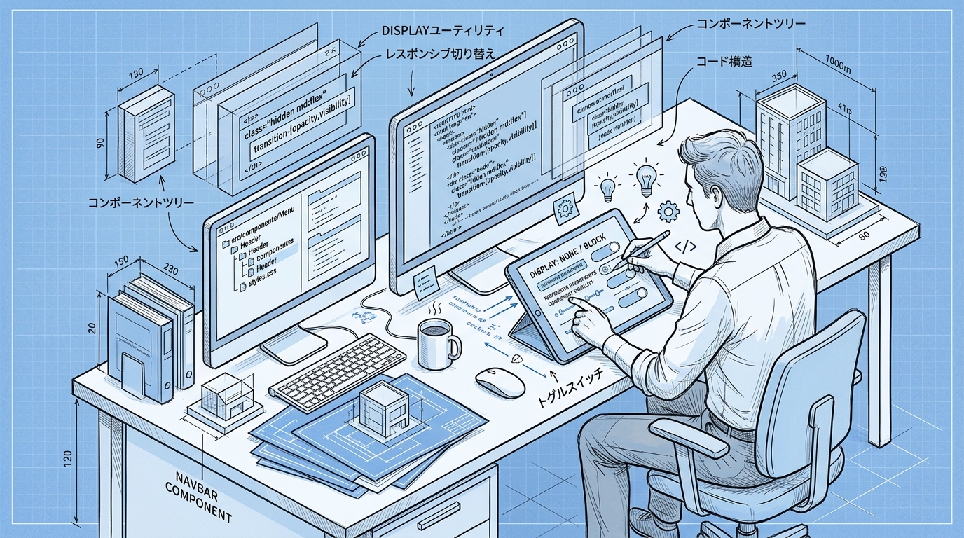 レスポンシブで表示・非表示を切り替える書き方
